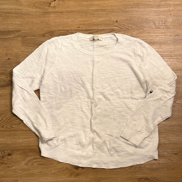 LOFT Sweaters - LOFT Soft White Knit Top